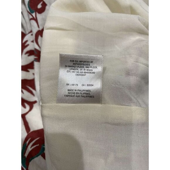 Anthropologie Women's Oahu Off The Shoulder Midi Dress Floral Size 10 - Picture 8 of 9